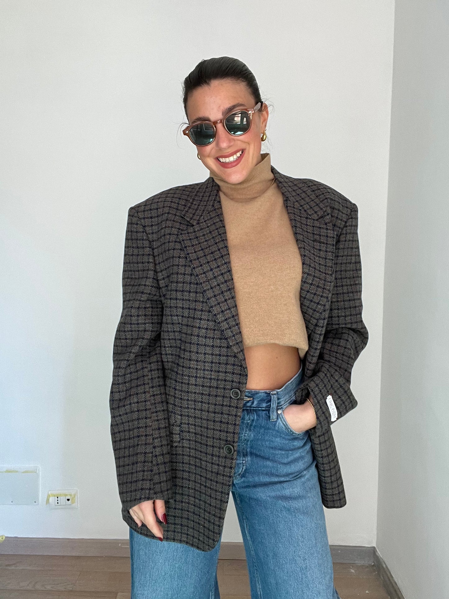 Stockholm linen shirt with bows