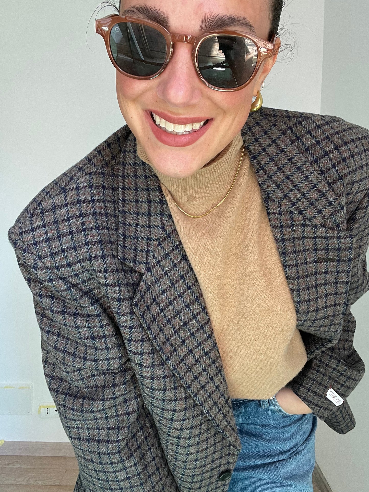 Stockholm linen shirt with bows