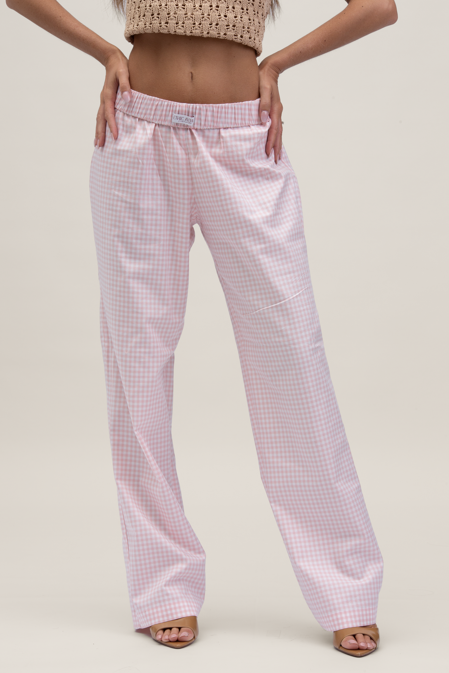 Stockholm linen shirt with bows
