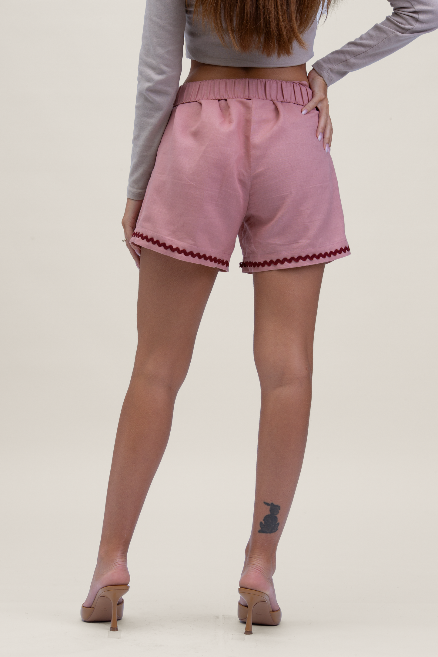 Stockholm linen shirt with bows