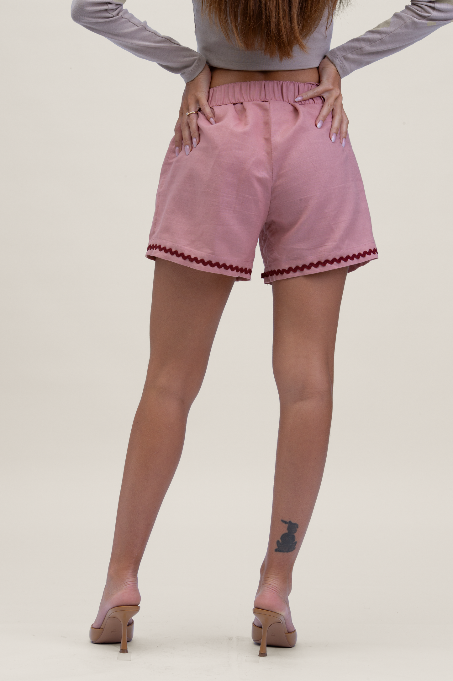 Stockholm linen shirt with bows
