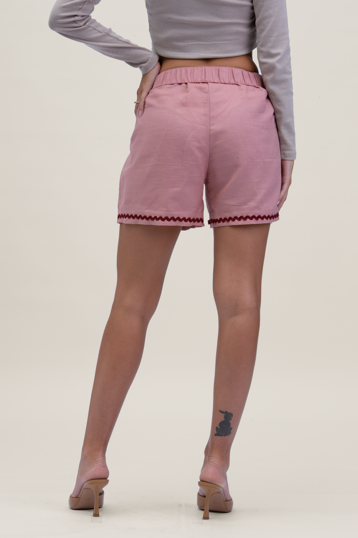 Stockholm linen shirt with bows