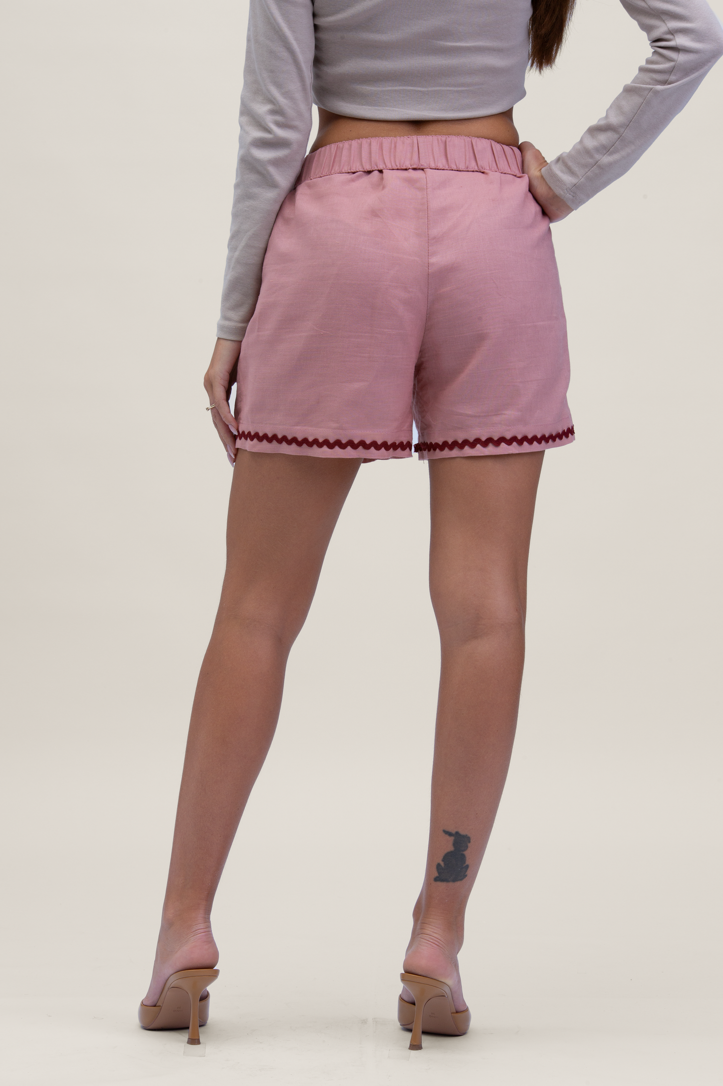 Stockholm linen shirt with bows