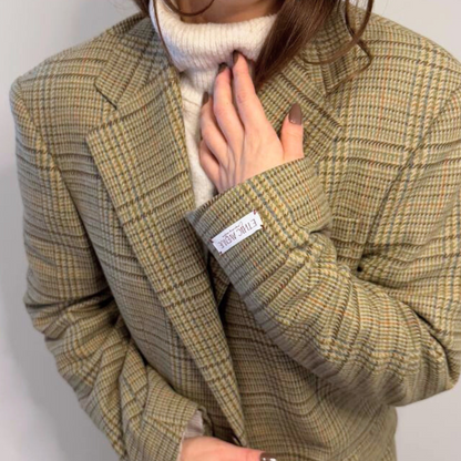 Blazer Vintage in lana | Verde chiaro