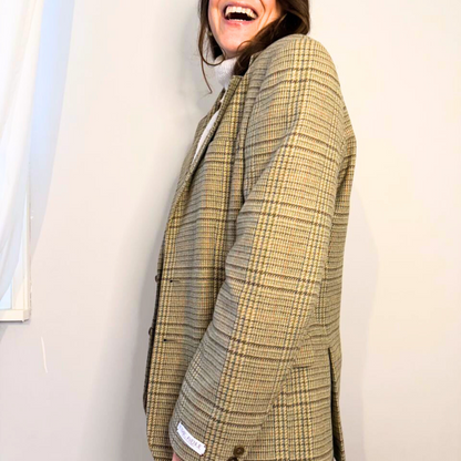 Blazer Vintage in lana | Verde chiaro