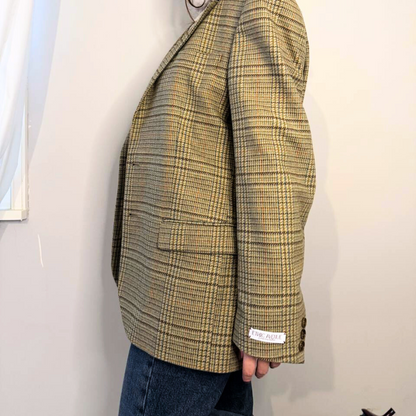 Blazer Vintage in lana | Verde chiaro