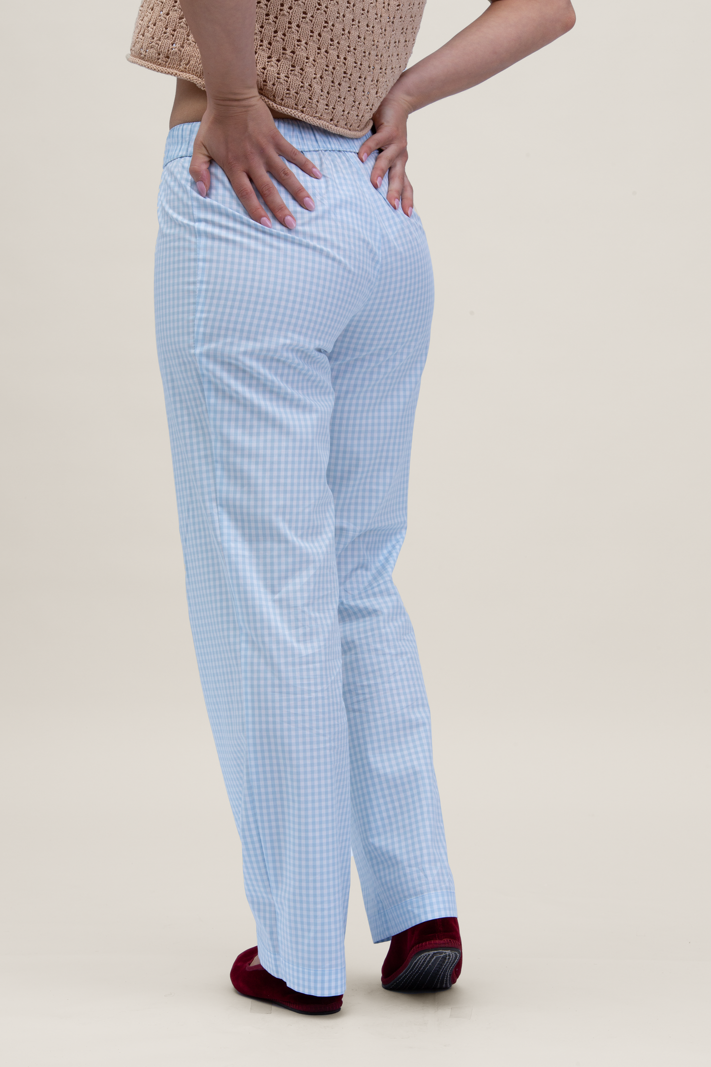 Stockholm linen shirt with bows