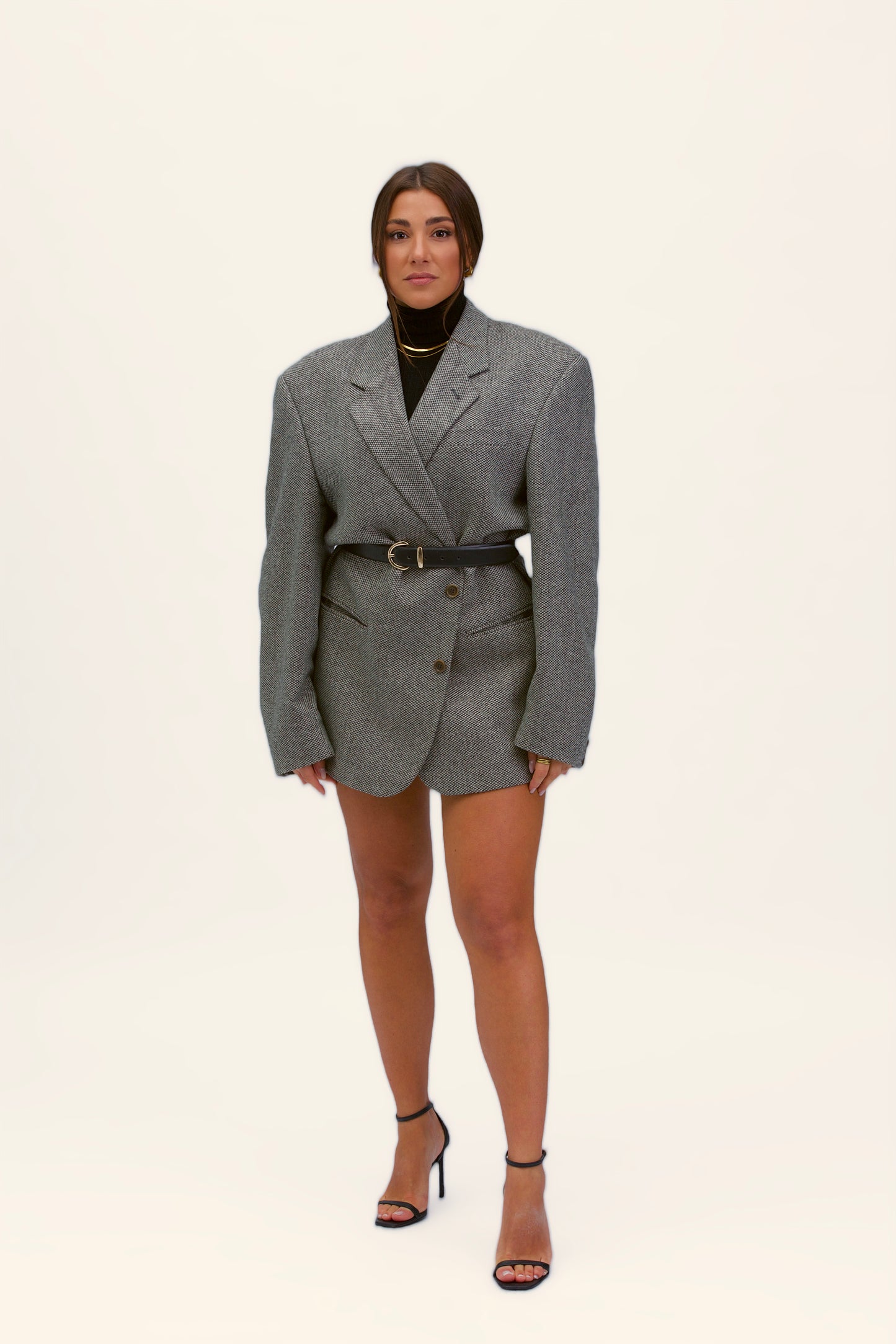 Stockholm linen shirt with bows