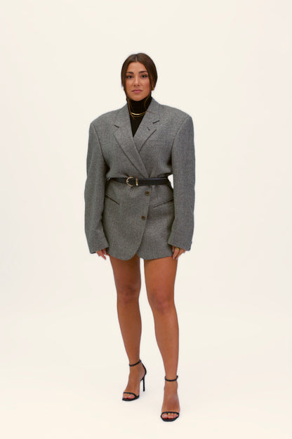 Stockholm linen shirt with bows