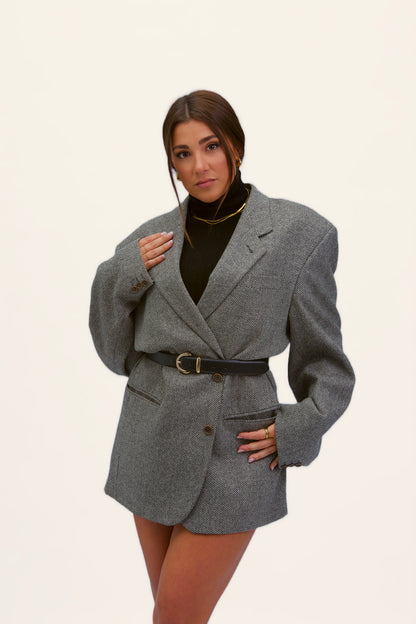 Stockholm linen shirt with bows