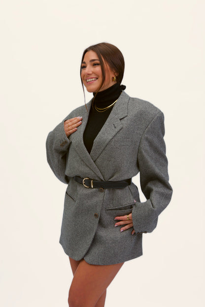 Stockholm linen shirt with bows