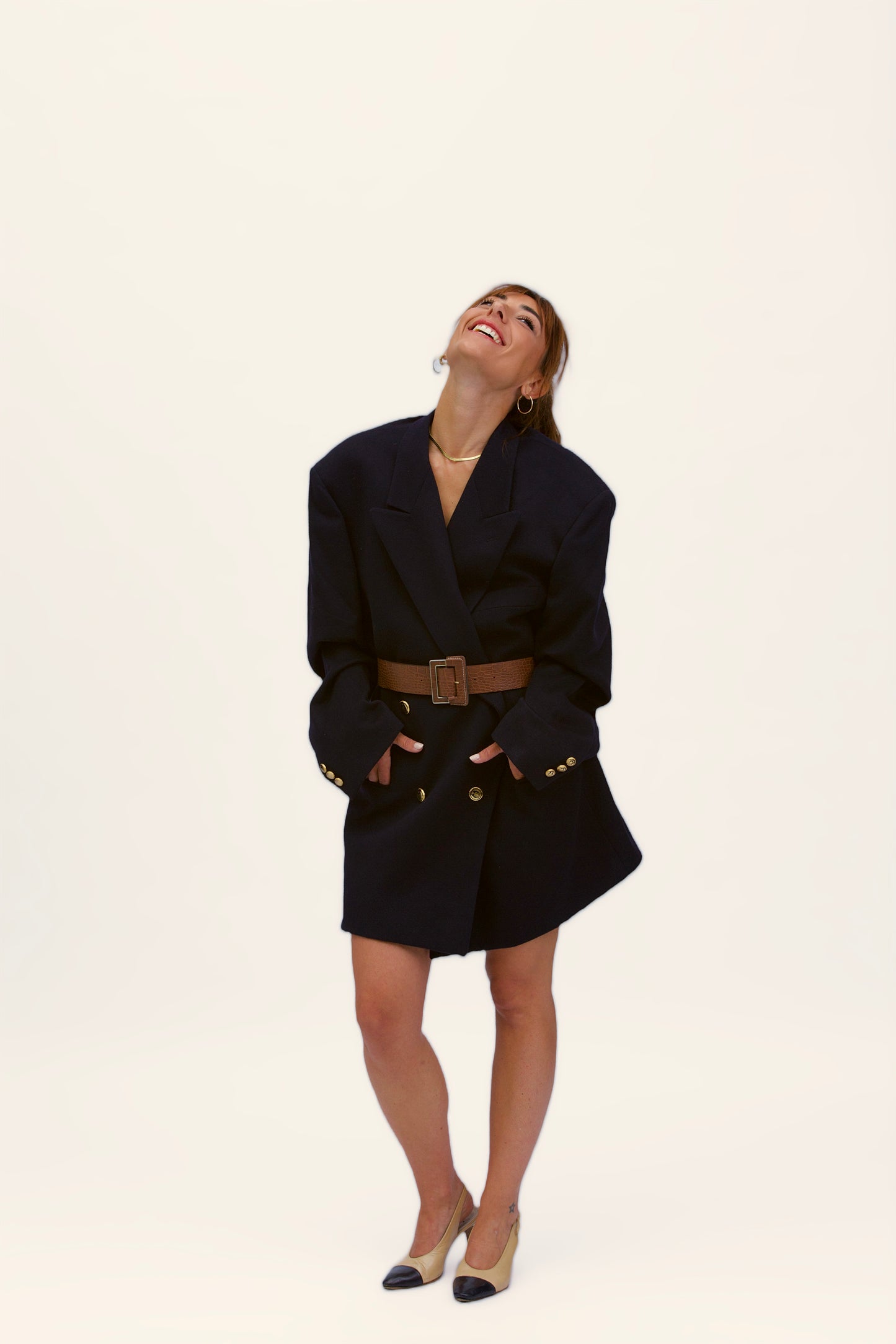 Stockholm linen shirt with bows