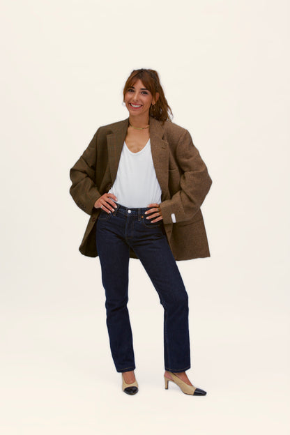 Stockholm linen shirt with bows