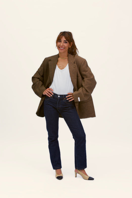 Stockholm linen shirt with bows