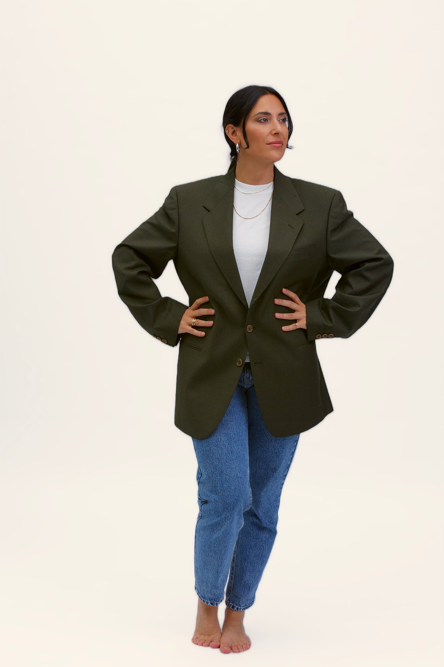 Stockholm linen shirt with bows