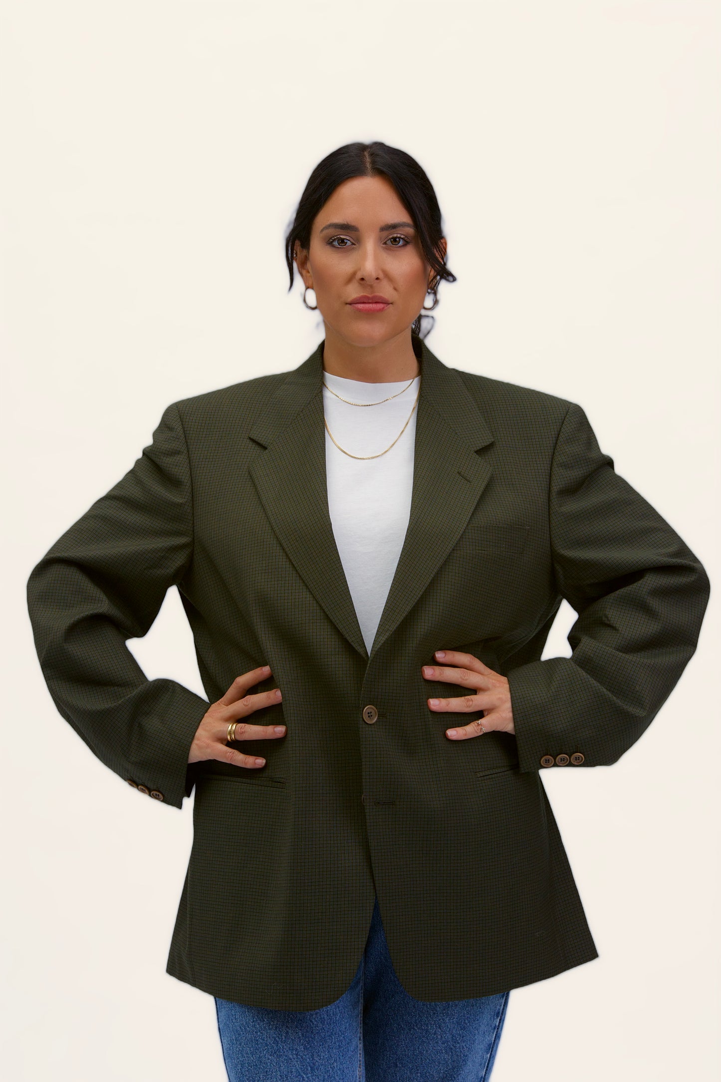 Stockholm linen shirt with bows