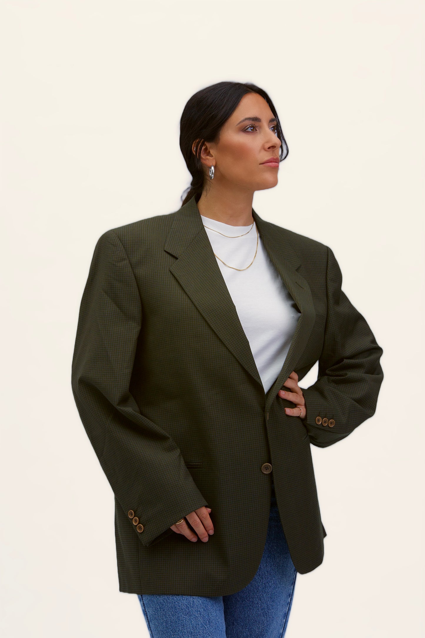 Stockholm linen shirt with bows