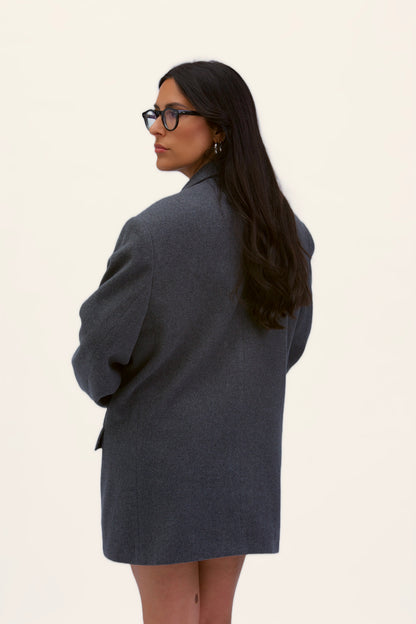 Blazer/Cappotto vintage in lana | Grigio