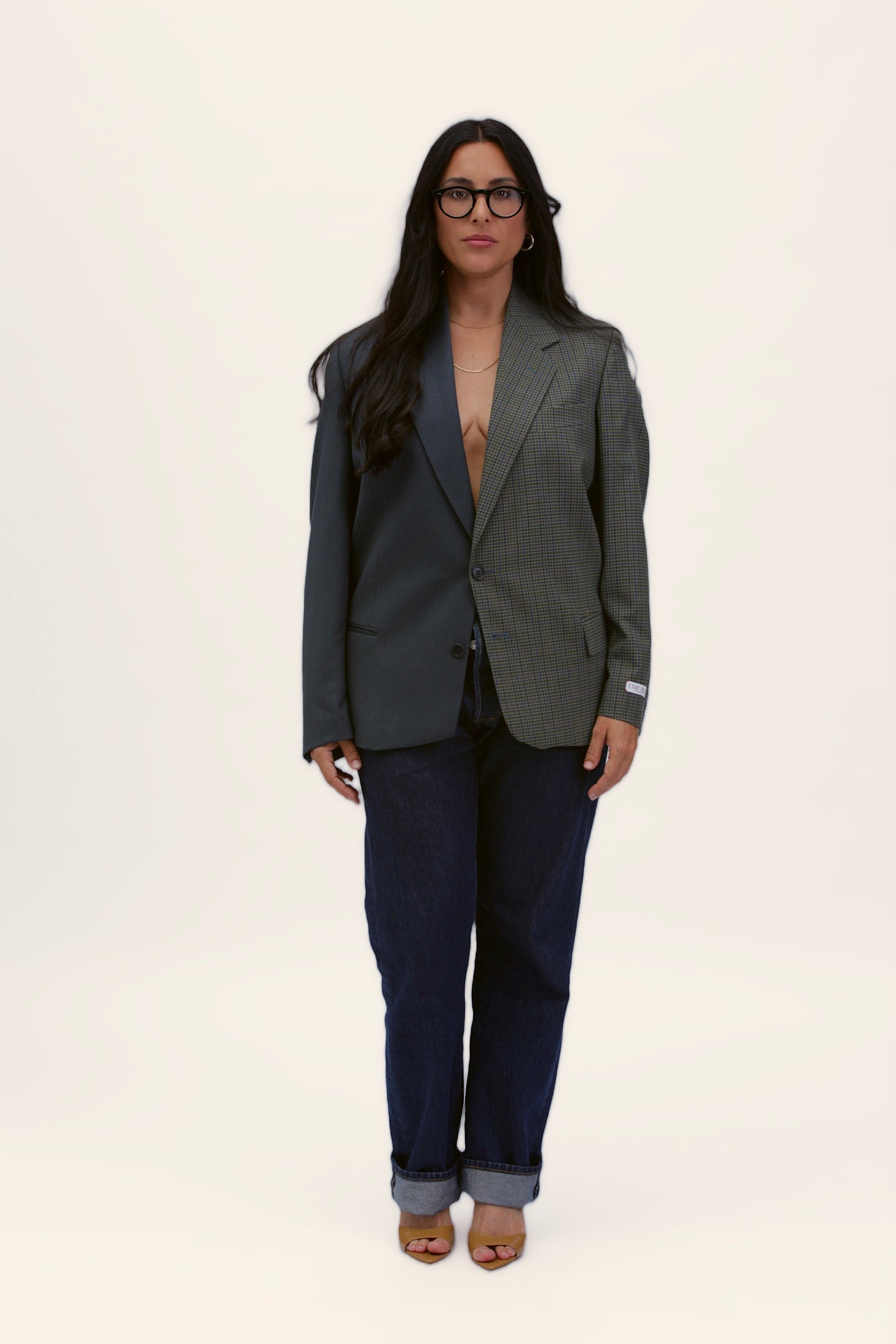 Stockholm linen shirt with bows