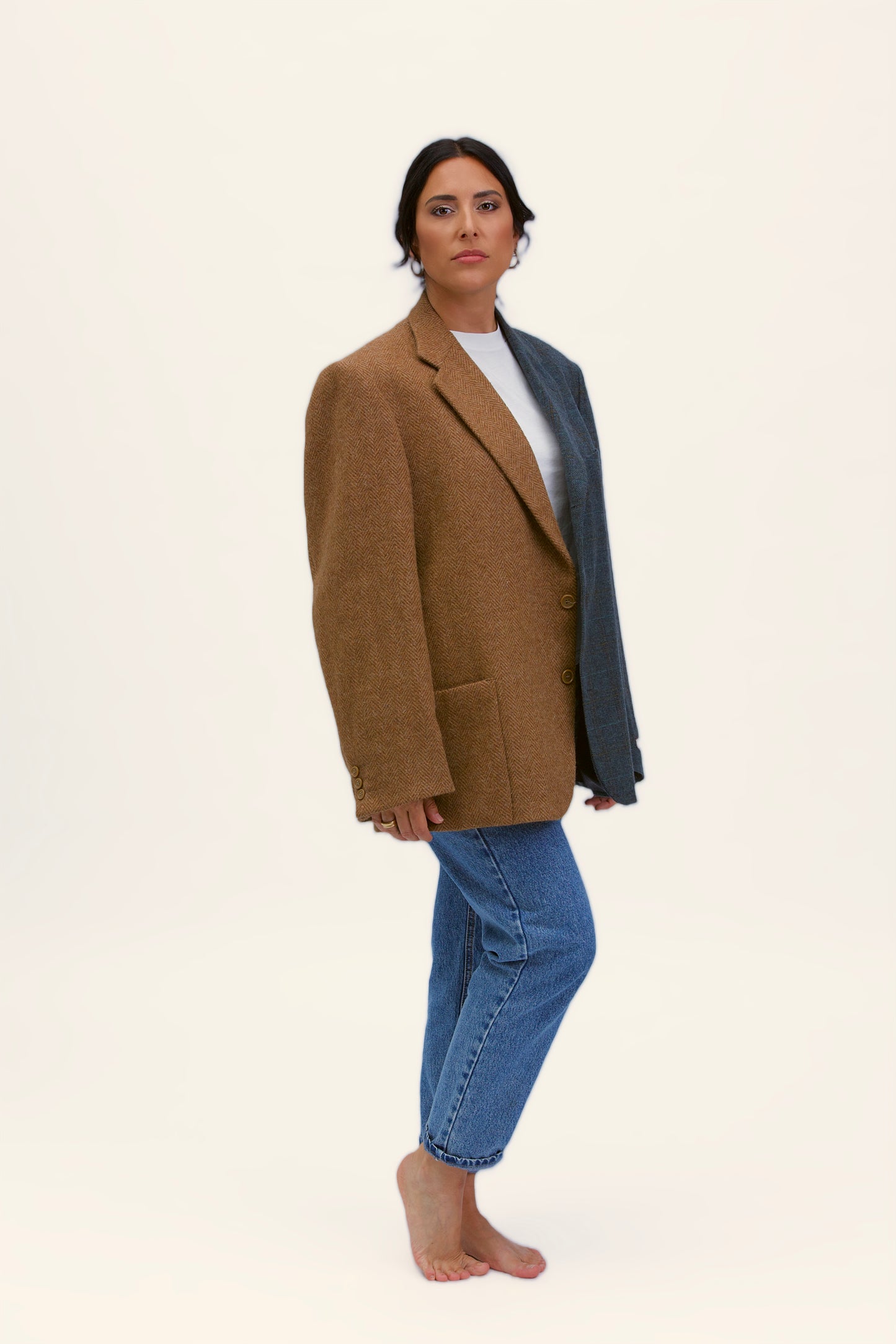 Stockholm linen shirt with bows