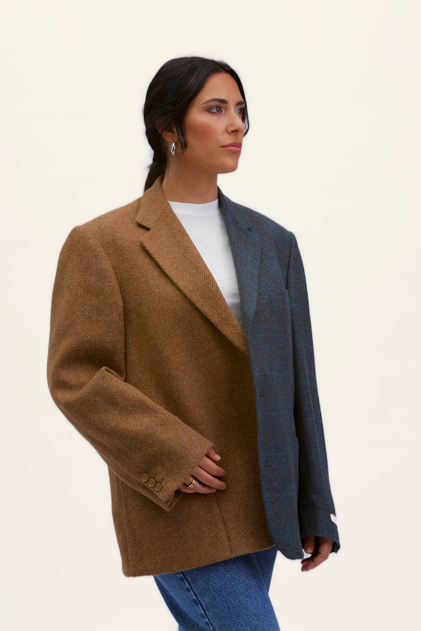 Stockholm linen shirt with bows