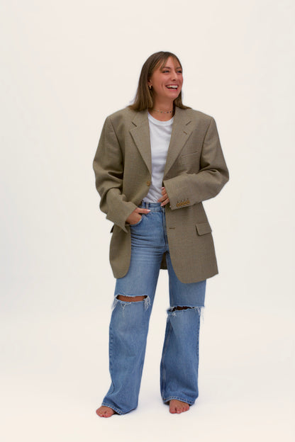 Stockholm linen shirt with bows