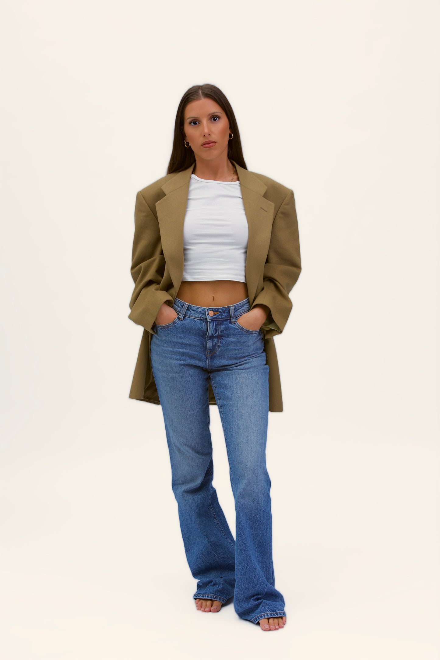 Stockholm linen shirt with bows