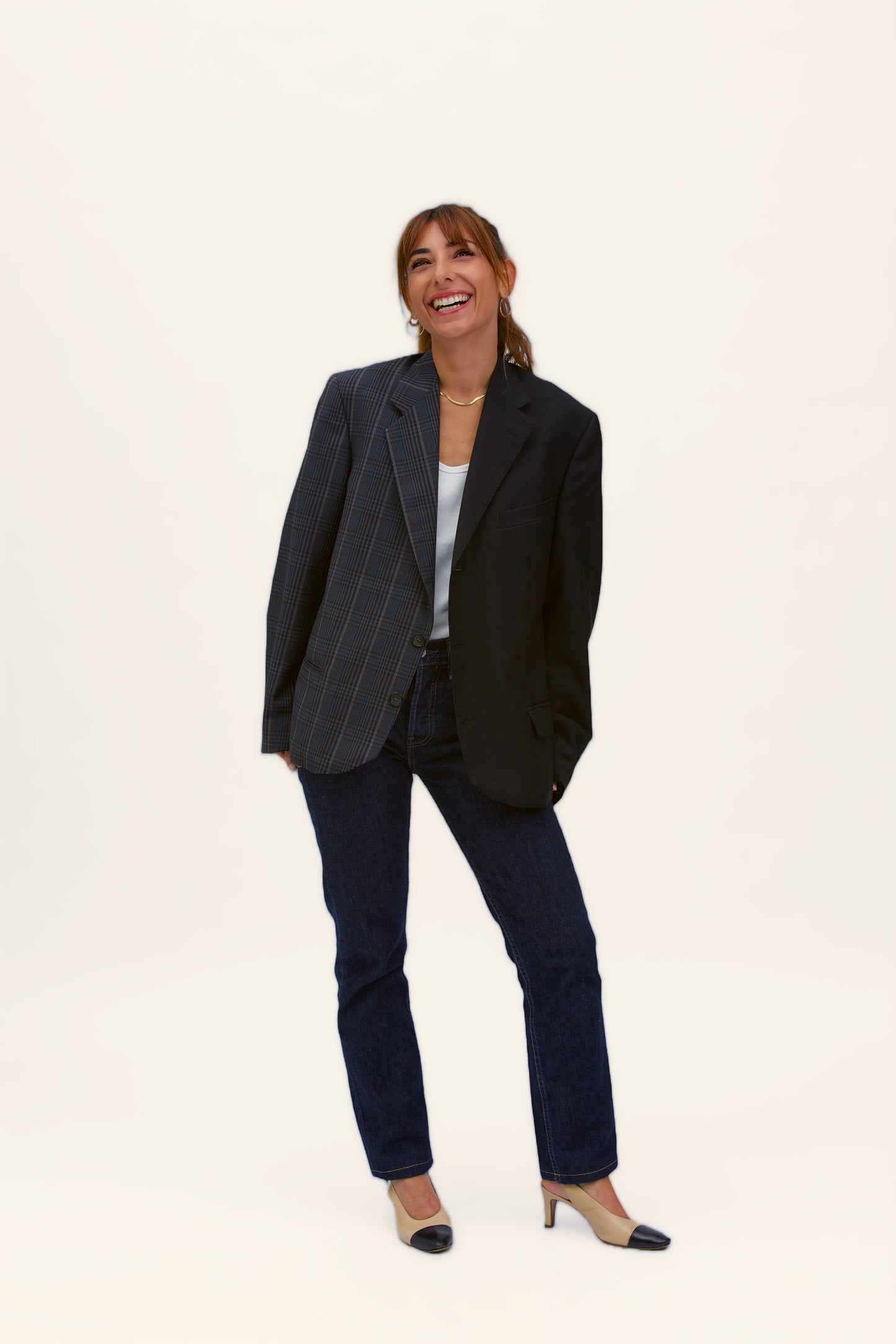 Stockholm linen shirt with bows