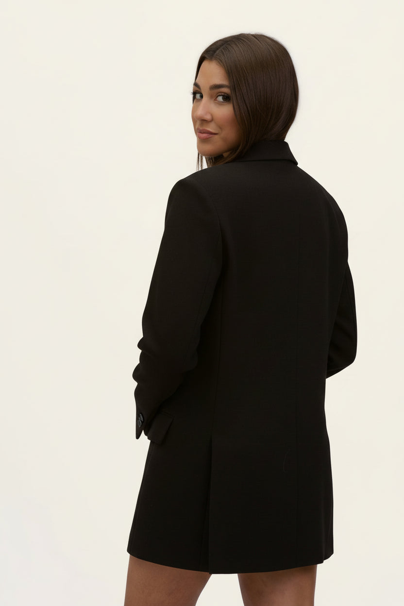 Blazer Vintage in lana | Nero